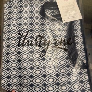 Thirty-One Tote-Ally Thermal Bag - Navy Perfect Pendant NWT